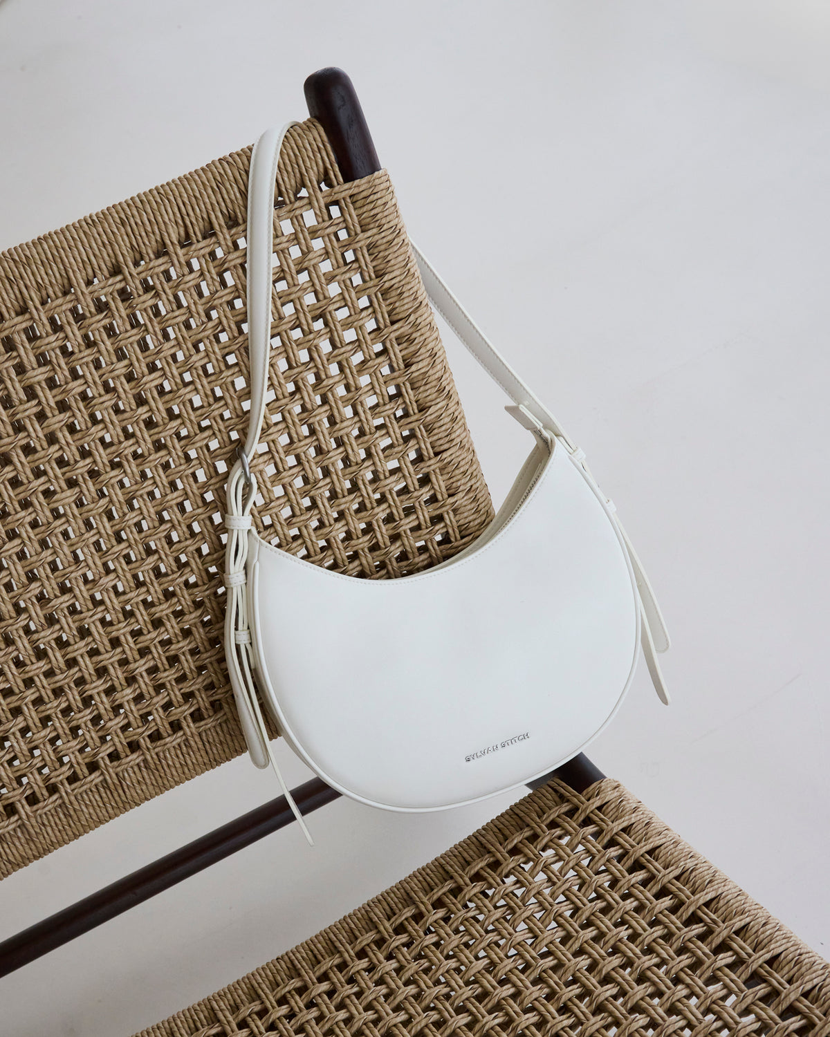 SYLVAN STITCH HOBO White